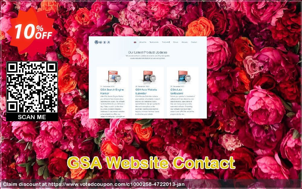 GSA Website Contact Coupon, discount GSA Website Contact stunning discounts code 2023. Promotion: stunning discounts code of GSA Website Contact 2023