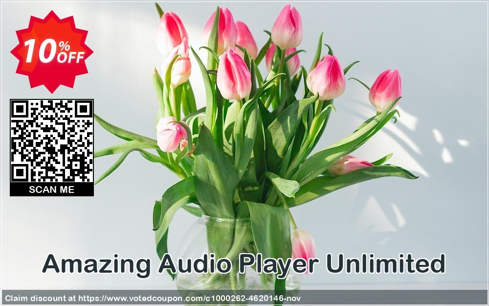 Amazing Audio Player Unlimited Coupon, discount Amazing Audio Player Unlimited staggering discount code 2023. Promotion: staggering discount code of Amazing Audio Player Unlimited 2023