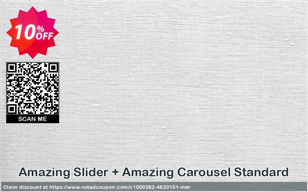 Amazing Slider + Amazing Carousel Standard Coupon Code Jun 2024, 10% OFF - VotedCoupon