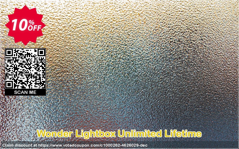 Wonder Lightbox Unlimited Lifetime Coupon Code Apr 2024, 10% OFF - VotedCoupon