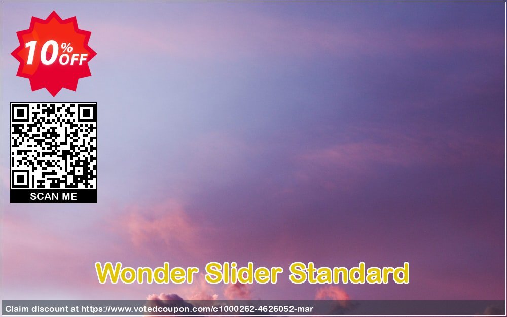 Wonder Slider Standard Coupon Code May 2024, 10% OFF - VotedCoupon