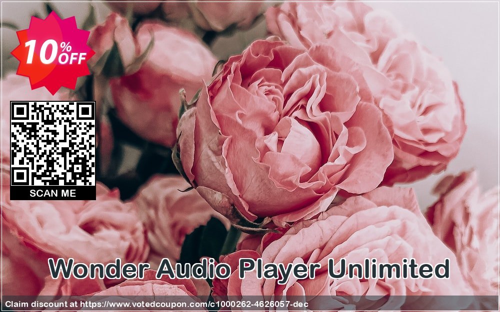Wonder Audio Player Unlimited Coupon, discount Wonder Audio Player Unlimited staggering promotions code 2023. Promotion: staggering promotions code of Wonder Audio Player Unlimited 2023