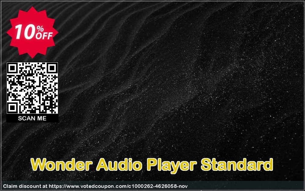 Wonder Audio Player Standard Coupon, discount Wonder Audio Player Standard imposing sales code 2023. Promotion: imposing sales code of Wonder Audio Player Standard 2023