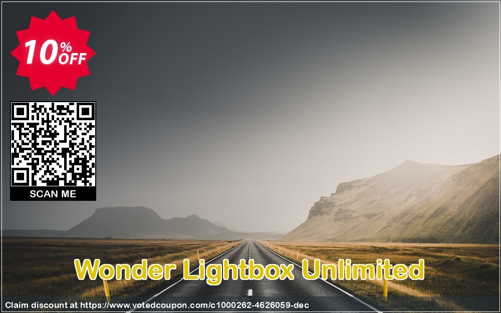 Wonder Lightbox Unlimited Coupon, discount Wonder Lightbox Unlimited stirring deals code 2023. Promotion: stirring deals code of Wonder Lightbox Unlimited 2023