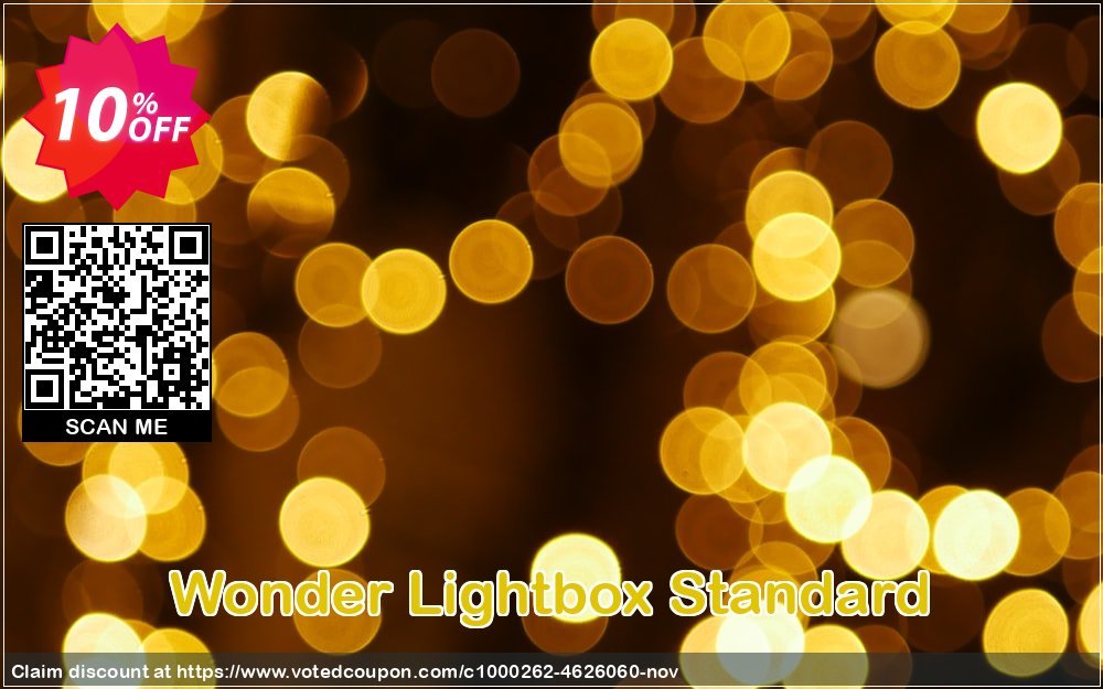 Wonder Lightbox Standard Coupon, discount Wonder Lightbox Standard impressive offer code 2023. Promotion: impressive offer code of Wonder Lightbox Standard 2023