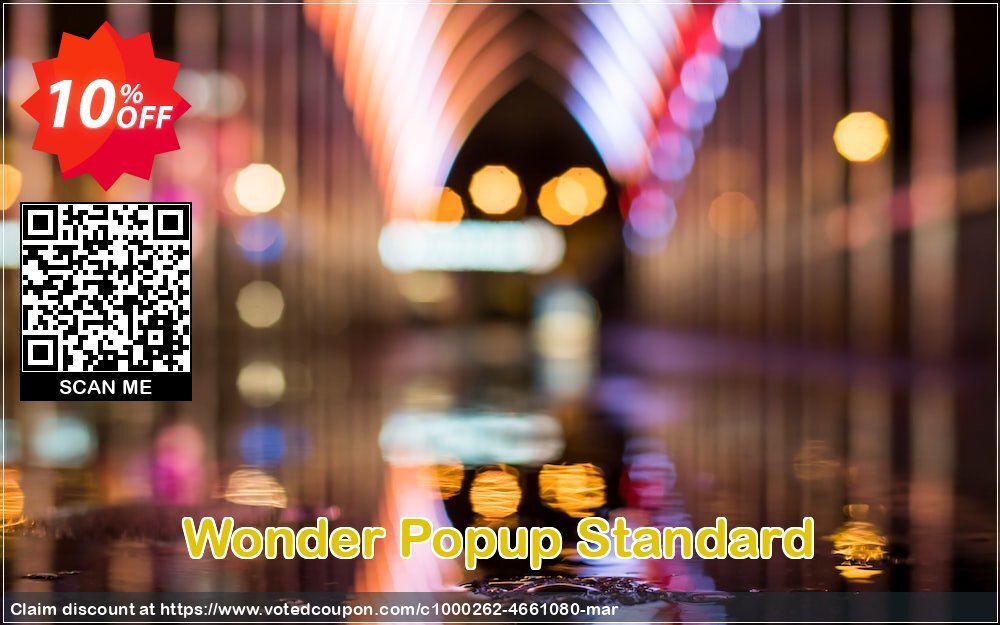 Wonder Popup Standard Coupon Code Apr 2024, 10% OFF - VotedCoupon