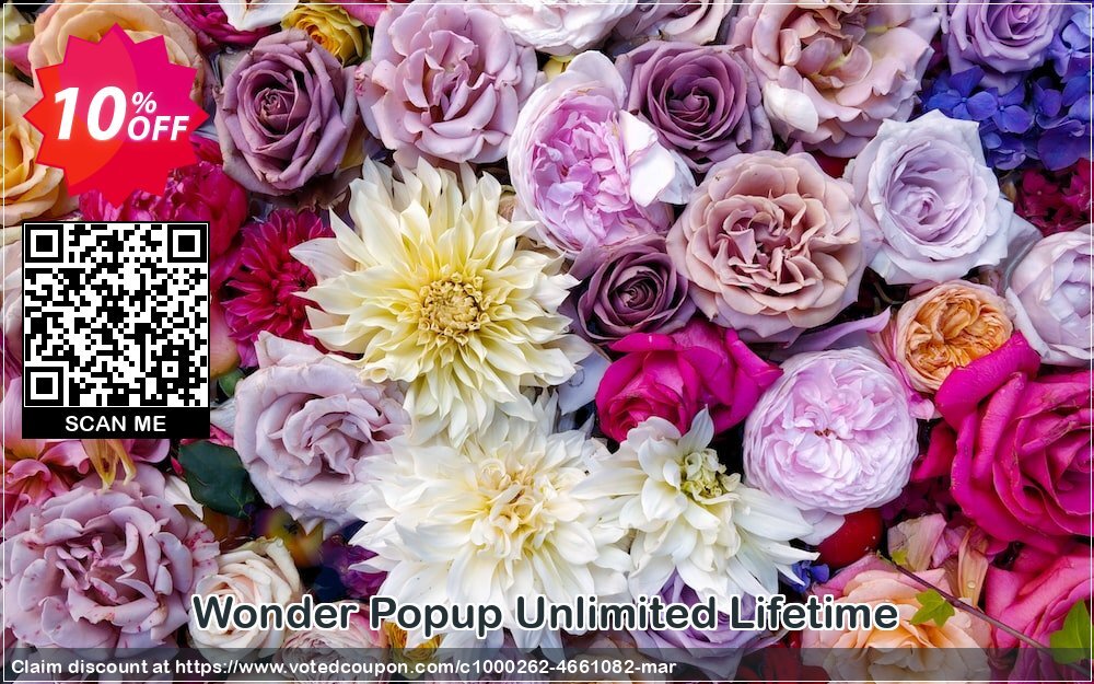 Wonder Popup Unlimited Lifetime Coupon, discount Wonder Popup Unlimited Lifetime awesome discount code 2024. Promotion: awesome discount code of Wonder Popup Unlimited Lifetime 2024