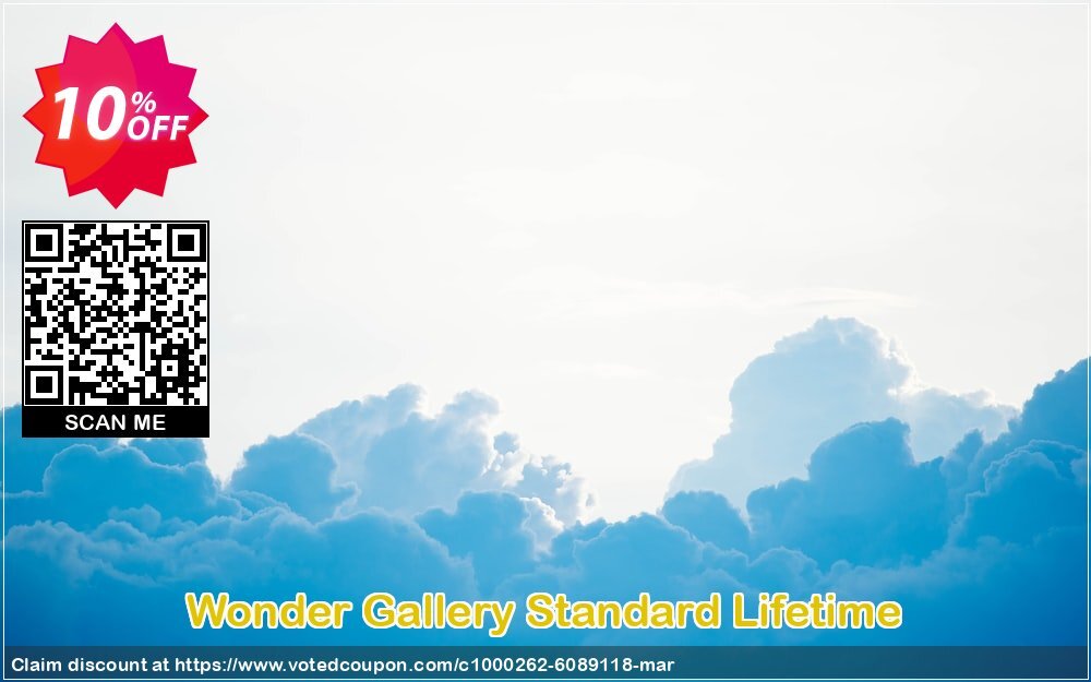 Wonder Gallery Standard Lifetime Coupon Code May 2024, 10% OFF - VotedCoupon