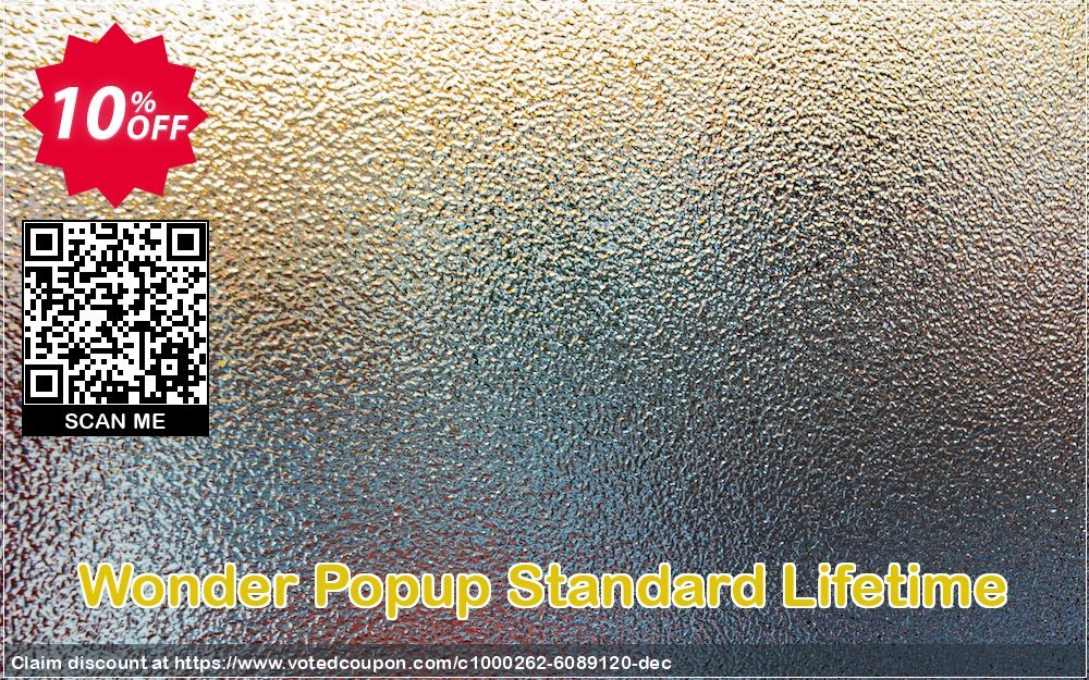 Wonder Popup Standard Lifetime Coupon Code Apr 2024, 10% OFF - VotedCoupon