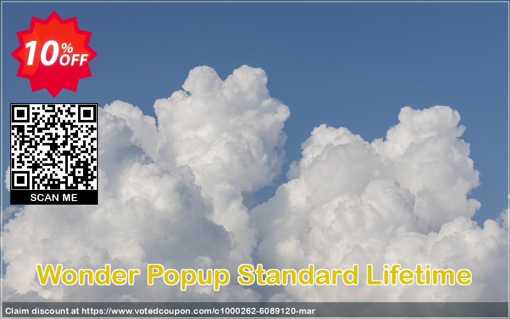 Wonder Popup Standard Lifetime Coupon Code May 2024, 10% OFF - VotedCoupon