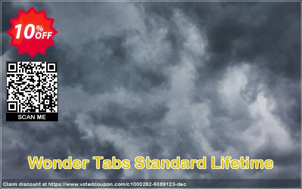 Wonder Tabs Standard Lifetime Coupon, discount Wonder Tabs Standard Lifetime super offer code 2023. Promotion: super offer code of Wonder Tabs Standard Lifetime 2023