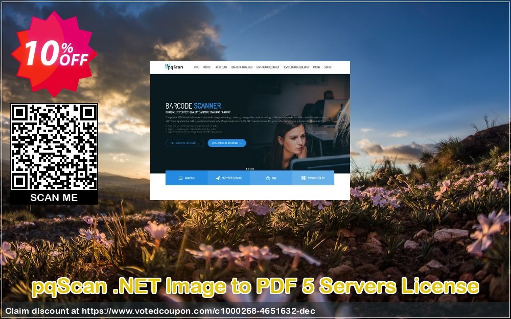 pqScan .NET Image to PDF 5 Servers Plan Coupon, discount pqScan .NET Image to PDF 5 Servers License stunning discount code 2023. Promotion: stunning discount code of pqScan .NET Image to PDF 5 Servers License 2023