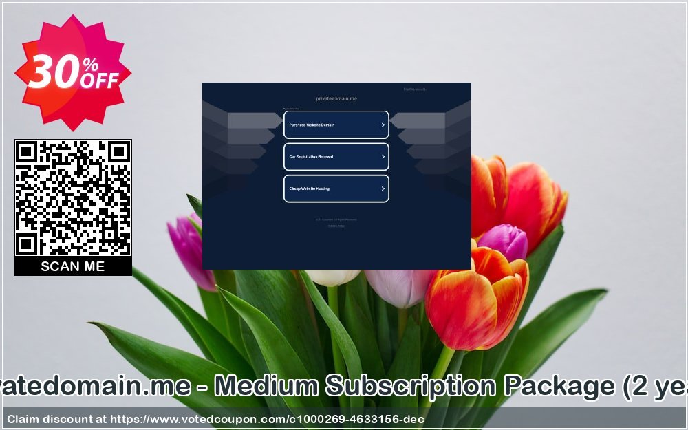 Privatedomain.me - Medium Subscription Package, 2 years  Coupon, discount Privatedomain.me - Medium Subscription Package (2 years) big sales code 2023. Promotion: big sales code of Privatedomain.me - Medium Subscription Package (2 years) 2023
