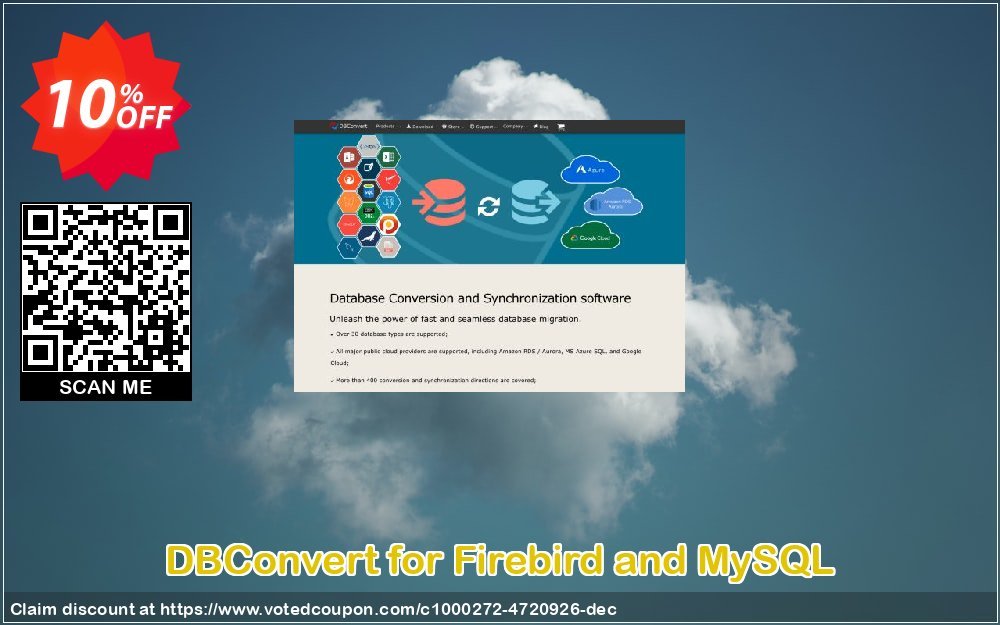 DBConvert for Firebird and MySQL Coupon, discount DBConvert for Firebird and MySQL special promo code 2024. Promotion: special promo code of DBConvert for Firebird and MySQL 2024