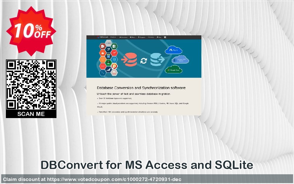 DBConvert for MS Access and SQLite Coupon, discount DBConvert for MS Access and SQLite stunning offer code 2024. Promotion: stunning offer code of DBConvert for MS Access and SQLite 2024