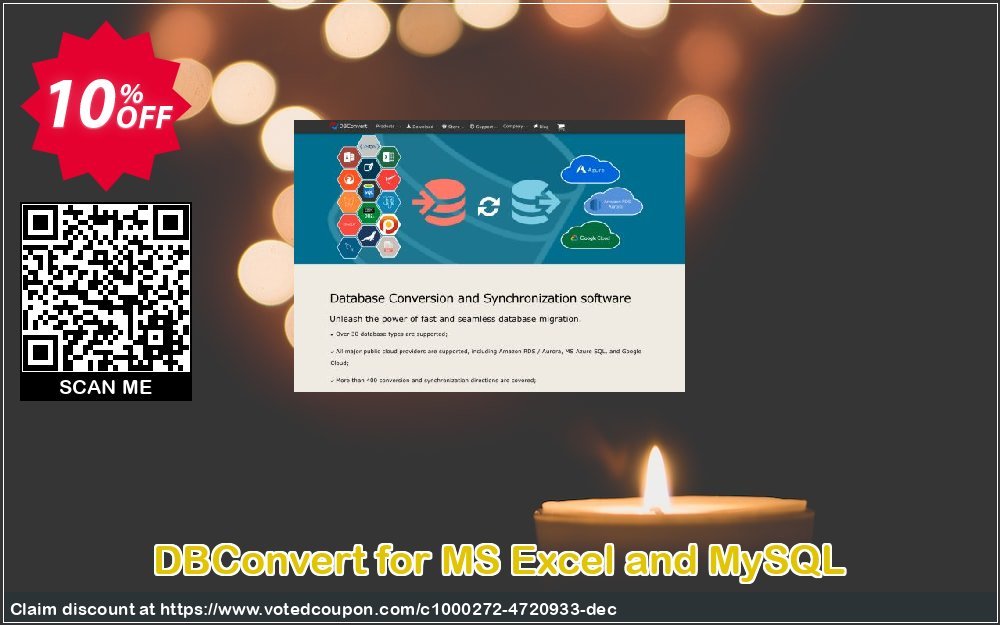 DBConvert for MS Excel and MySQL Coupon, discount DBConvert for MS Excel and MySQL imposing promo code 2024. Promotion: imposing promo code of DBConvert for MS Excel and MySQL 2024