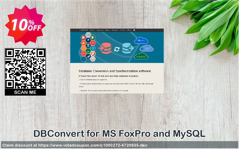 DBConvert for MS FoxPro and MySQL Coupon, discount DBConvert for MS FoxPro and MySQL impressive promotions code 2023. Promotion: impressive promotions code of DBConvert for MS FoxPro and MySQL 2023