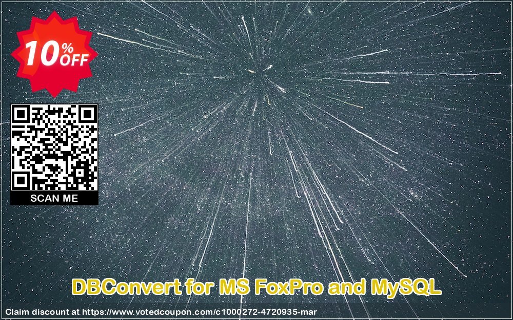 DBConvert for MS FoxPro and MySQL Coupon Code May 2024, 10% OFF - VotedCoupon