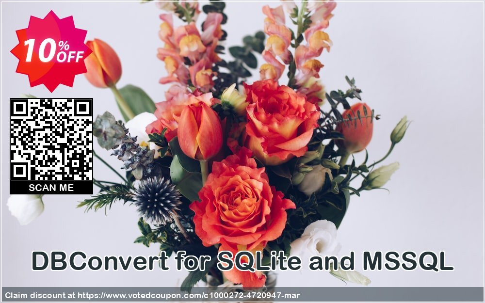 DBConvert for SQLite and MSSQL Coupon, discount DBConvert for SQLite and MSSQL big promo code 2024. Promotion: big promo code of DBConvert for SQLite and MSSQL 2024