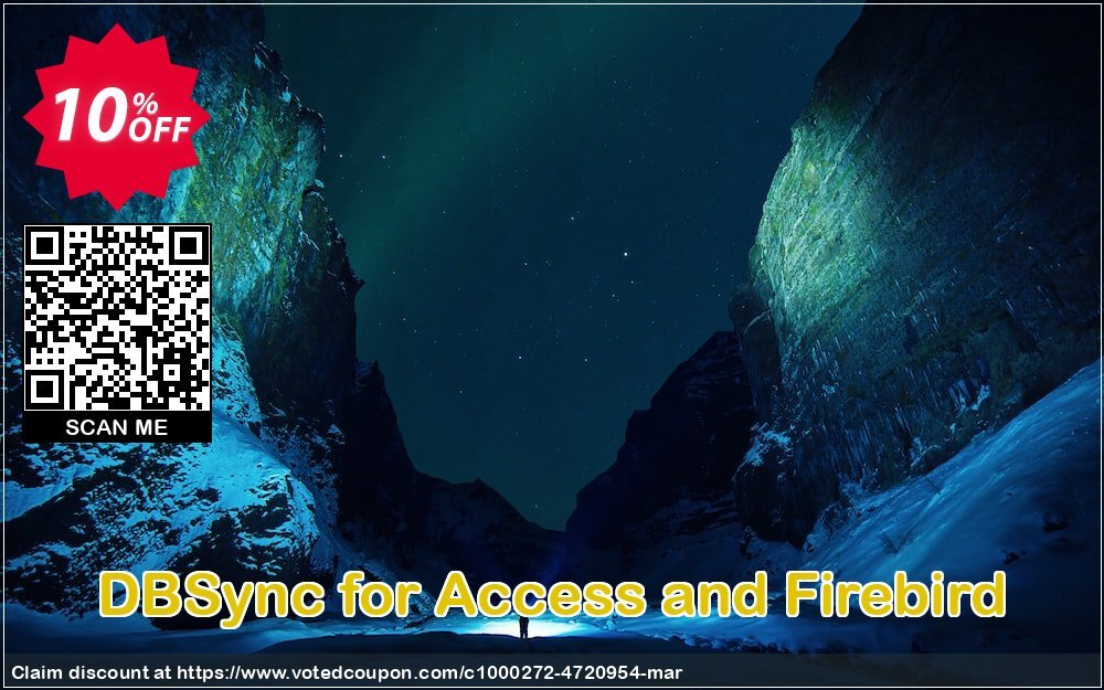 DBSync for Access and Firebird Coupon, discount DBSync for Access and Firebird stunning promo code 2024. Promotion: stunning promo code of DBSync for Access and Firebird 2024