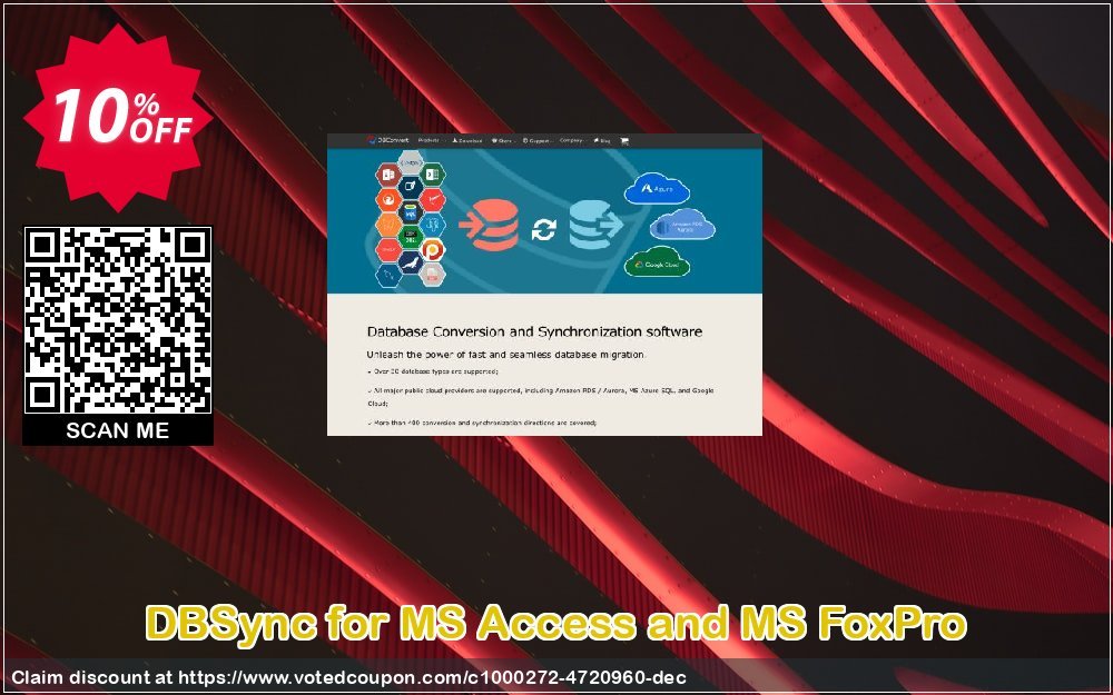 DBSync for MS Access and MS FoxPro Coupon, discount DBSync for MS Access and MS FoxPro fearsome discount code 2024. Promotion: fearsome discount code of DBSync for MS Access and MS FoxPro 2024