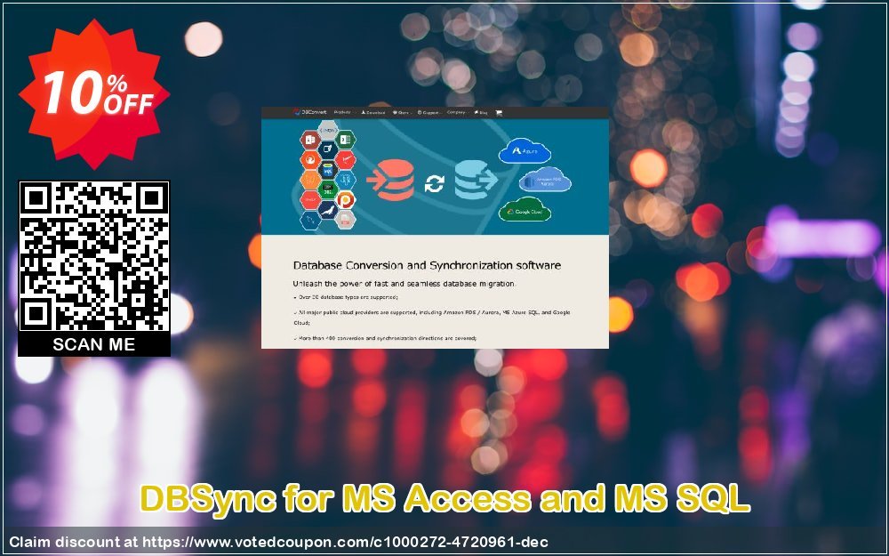 DBSync for MS Access and MS SQL Coupon, discount DBSync for MS Access and MS SQL dreaded promo code 2024. Promotion: dreaded promo code of DBSync for MS Access and MS SQL 2024