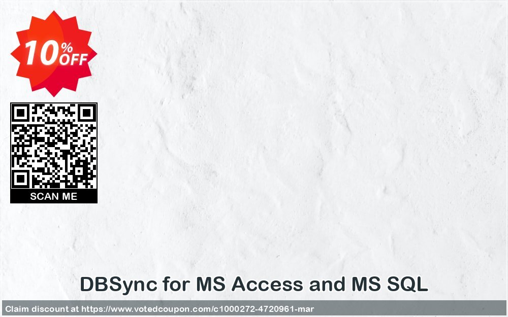 DBSync for MS Access and MS SQL Coupon Code Apr 2024, 10% OFF - VotedCoupon