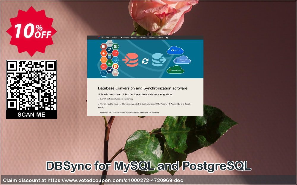 DBSync for MySQL and PostgreSQL Coupon, discount DBSync for MySQL and PostgreSQL best discounts code 2023. Promotion: best discounts code of DBSync for MySQL and PostgreSQL 2023