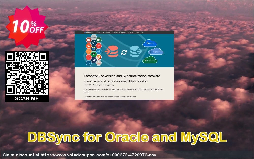 DBSync for Oracle and MySQL Coupon, discount DBSync for Oracle and MySQL special deals code 2023. Promotion: special deals code of DBSync for Oracle and MySQL 2023