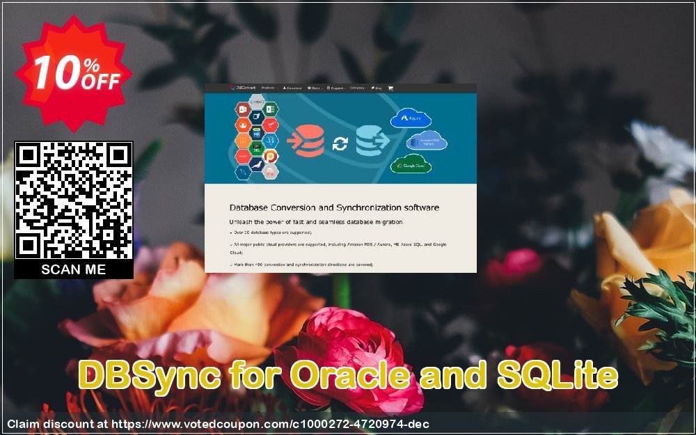 DBSync for Oracle and SQLite Coupon, discount DBSync for Oracle and SQLite awesome discount code 2023. Promotion: awesome discount code of DBSync for Oracle and SQLite 2023