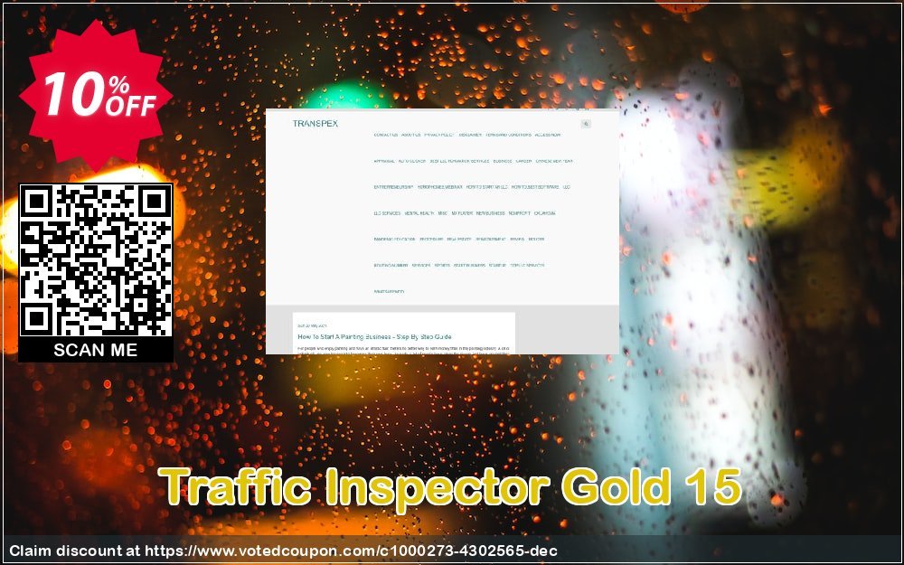 Traffic Inspector Gold 15 Coupon, discount Traffic Inspector Gold 15 impressive discounts code 2023. Promotion: impressive discounts code of Traffic Inspector Gold 15 2023