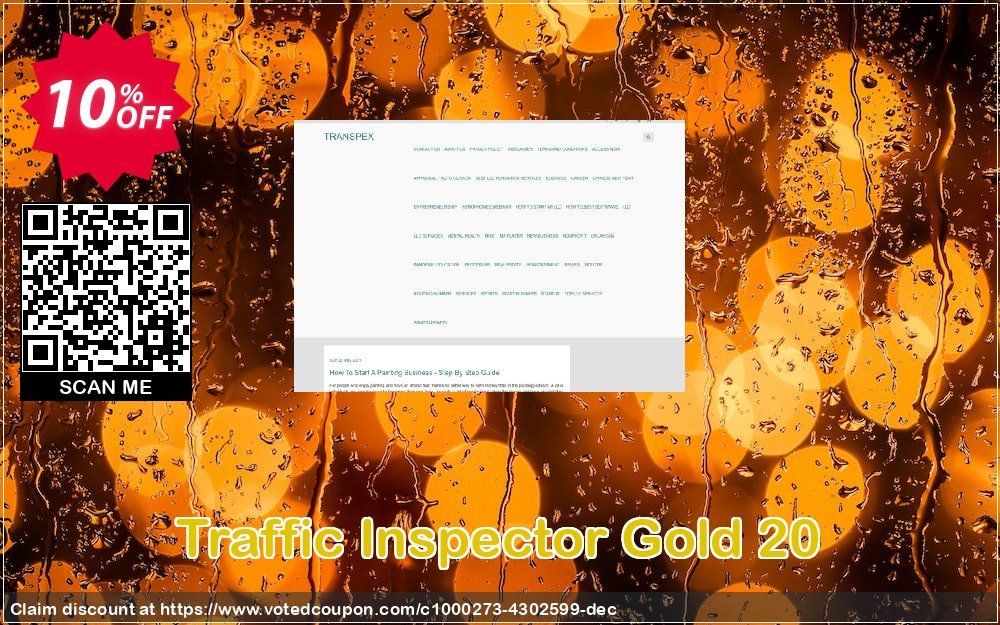 Traffic Inspector Gold 20 Coupon, discount Traffic Inspector Gold 20 best promo code 2023. Promotion: best promo code of Traffic Inspector Gold 20 2023