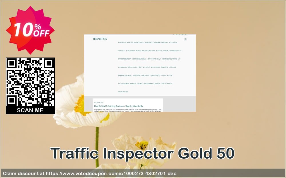 Traffic Inspector Gold 50 Coupon, discount Traffic Inspector Gold 50 imposing deals code 2023. Promotion: imposing deals code of Traffic Inspector Gold 50 2023