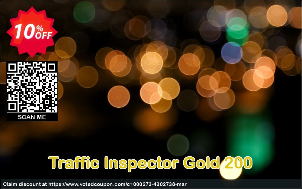 Traffic Inspector Gold 200 Coupon, discount Traffic Inspector Gold 200 big discount code 2025. Promotion: big discount code of Traffic Inspector Gold 200 2024