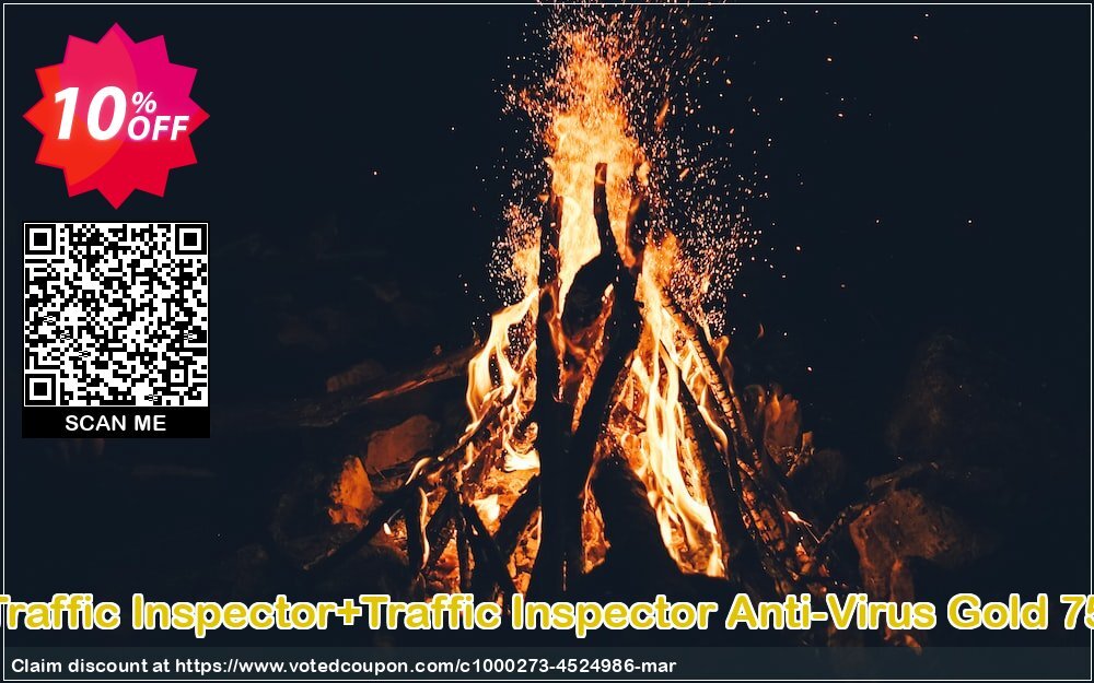 Traffic Inspector+Traffic Inspector Anti-Virus Gold 75 Coupon, discount Traffic Inspector+Traffic Inspector Anti-Virus powered by Kaspersky (1 Year) Gold 75 best deals code 2024. Promotion: best deals code of Traffic Inspector+Traffic Inspector Anti-Virus powered by Kaspersky (1 Year) Gold 75 2024