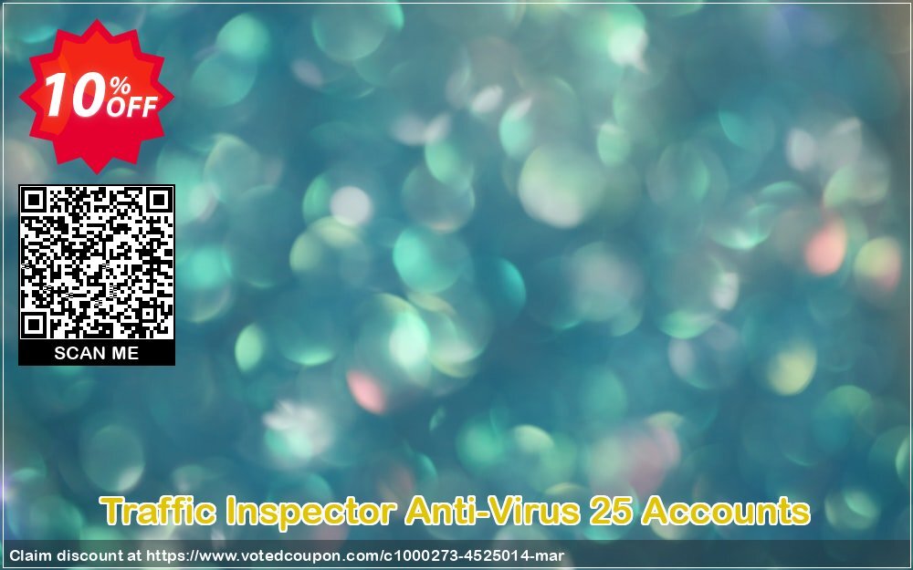 Traffic Inspector Anti-Virus 25 Accounts Coupon Code Apr 2024, 10% OFF - VotedCoupon