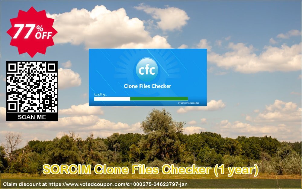 SORCIM Clone Files Checker, Yearly  Coupon, discount 30% OFF SORCIM Clone Files Checker (1 year), verified. Promotion: Imposing deals code of SORCIM Clone Files Checker (1 year), tested & approved