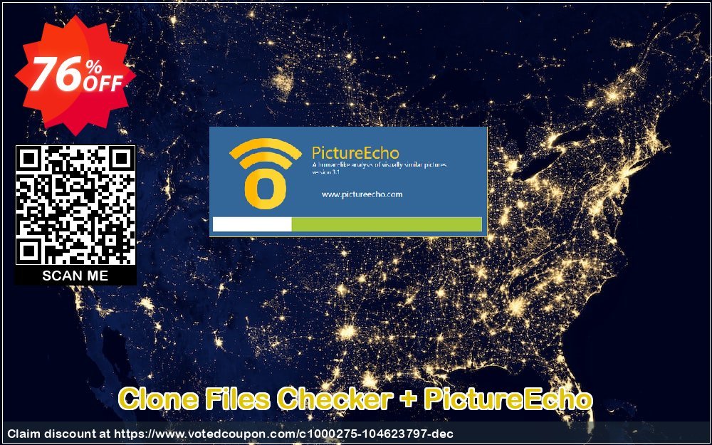 Clone Files Checker + PictureEcho Coupon, discount 30% OFF Clone Files Checker + PictureEcho, verified. Promotion: Imposing deals code of Clone Files Checker + PictureEcho, tested & approved