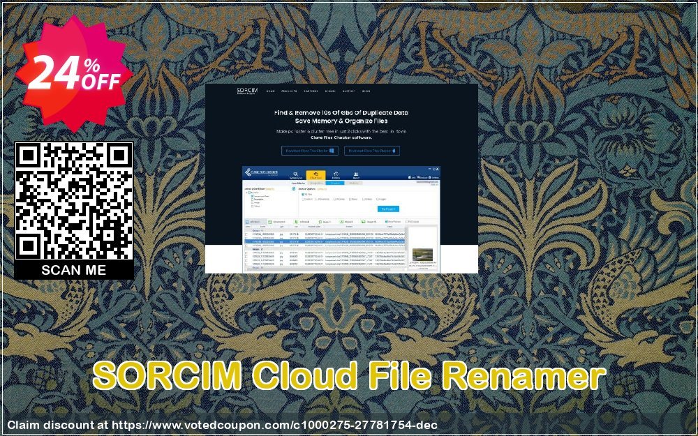 SORCIM Cloud File Renamer Coupon Code May 2024, 24% OFF - VotedCoupon