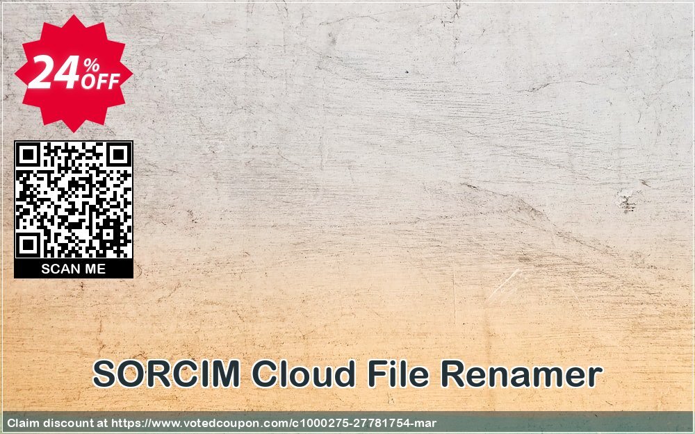 SORCIM Cloud File Renamer Coupon Code Apr 2024, 24% OFF - VotedCoupon