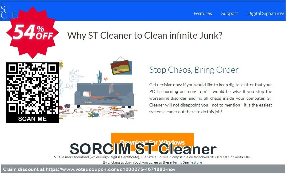 SORCIM ST Cleaner Coupon, discount ST Cleaner Best sales code 2023. Promotion: awful discount code of ST Cleaner 2023
