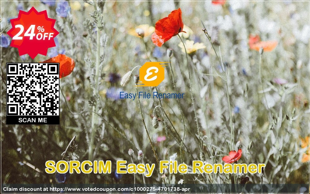 SORCIM Easy File Renamer Coupon Code Apr 2024, 24% OFF - VotedCoupon