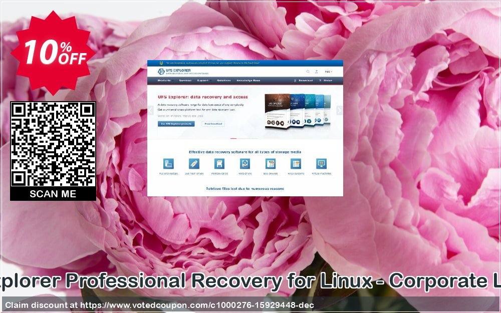 UFS Explorer Professional Recovery for Linux - Corporate Plan Coupon, discount UFS Explorer Professional Recovery for Linux - Corporate License (1 year of updates) special promotions code 2023. Promotion: special promotions code of UFS Explorer Professional Recovery for Linux - Corporate License (1 year of updates) 2023
