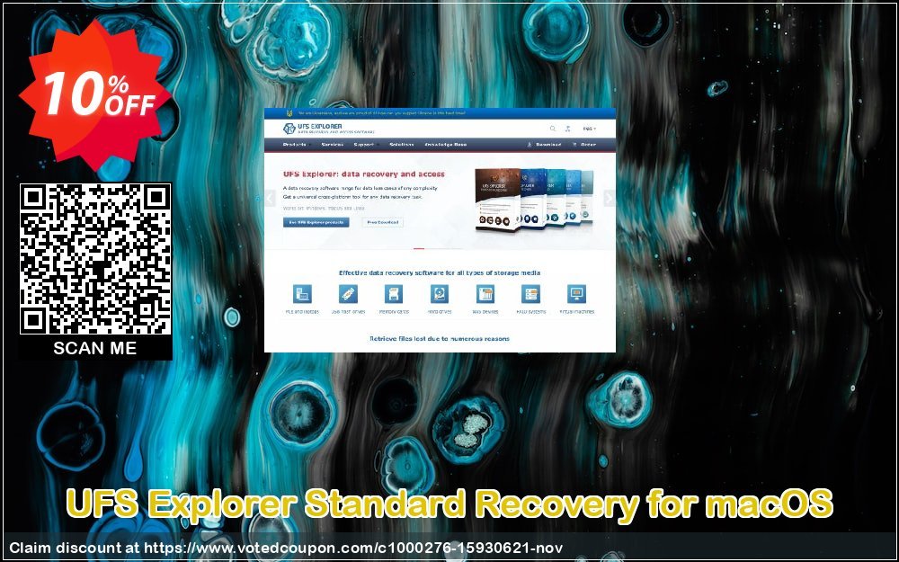 UFS Explorer Standard Recovery for MACOS Coupon, discount UFS Explorer Standard Recovery for macOS - Personal License (1 year of updates) special discount code 2023. Promotion: special discount code of UFS Explorer Standard Recovery for macOS - Personal License (1 year of updates) 2023