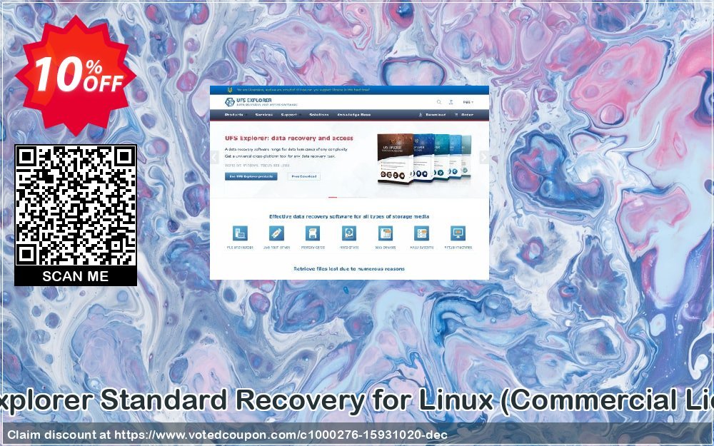 UFS Explorer Standard Recovery for Linux, Commercial Plan  Coupon, discount UFS Explorer Standard Recovery for Linux - Commercial License (1 year of updates) stirring discount code 2023. Promotion: stirring discount code of UFS Explorer Standard Recovery for Linux - Commercial License (1 year of updates) 2023
