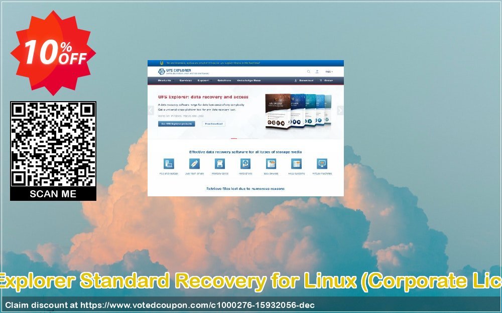 UFS Explorer Standard Recovery for Linux, Corporate Plan  Coupon, discount UFS Explorer Standard Recovery for Linux - Corporate License (1 year of updates) impressive discount code 2023. Promotion: impressive discount code of UFS Explorer Standard Recovery for Linux - Corporate License (1 year of updates) 2023