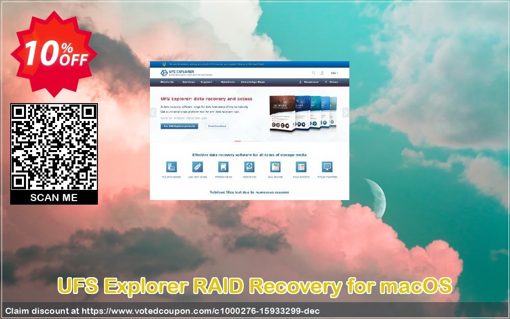 UFS Explorer RAID Recovery for MACOS Coupon, discount UFS Explorer RAID Recovery for macOS - Personal License (1 year of updates) formidable sales code 2024. Promotion: formidable sales code of UFS Explorer RAID Recovery for macOS - Personal License (1 year of updates) 2024