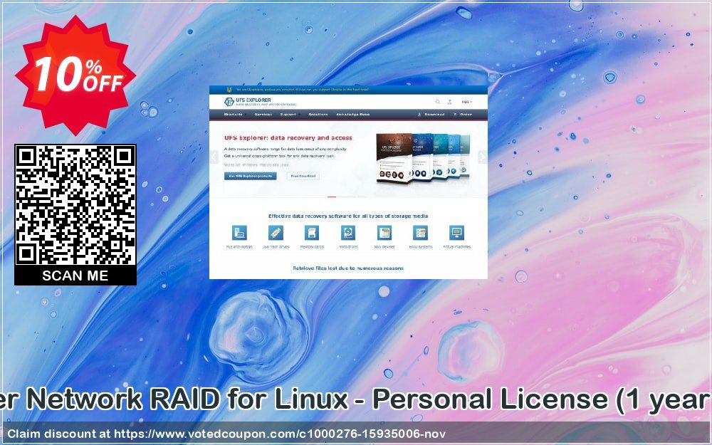 UFS Explorer Network RAID for Linux - Personal Plan, Yearly of updates  Coupon, discount UFS Explorer Network RAID for Linux - Personal License (1 year of updates) wondrous promotions code 2023. Promotion: wondrous promotions code of UFS Explorer Network RAID for Linux - Personal License (1 year of updates) 2023