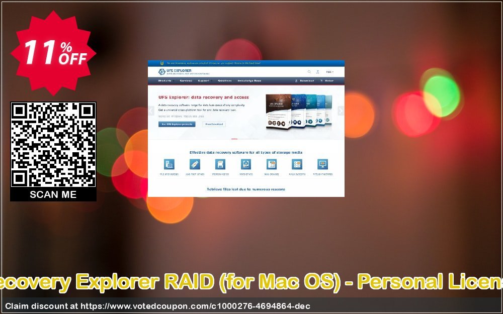 Recovery Explorer RAID, for MAC OS - Personal Plan Coupon, discount Recovery Explorer RAID (for Mac OS) - Personal License super offer code 2023. Promotion: super offer code of Recovery Explorer RAID (for Mac OS) - Personal License 2023