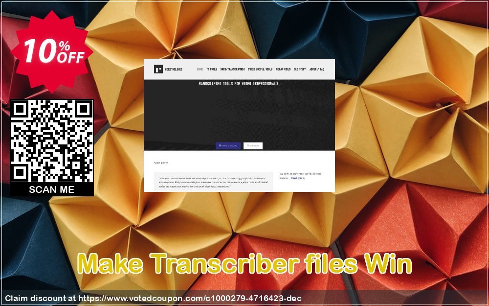 Make Transcriber files Win Coupon, discount Make Transcriber files Win amazing deals code 2023. Promotion: amazing deals code of Make Transcriber files Win 2023